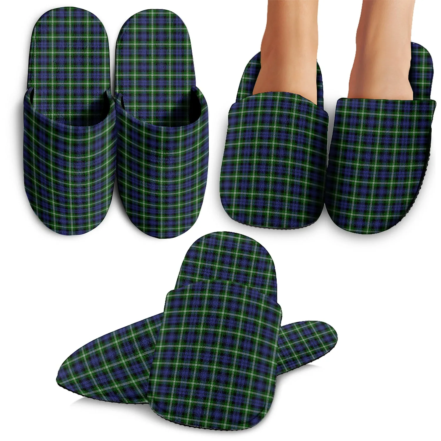 Baillie (Bailey) Tartan Home Slippers