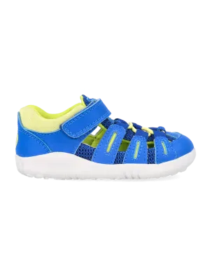 Bobux Summit Snorkel Blue Sunny Lime Step Up