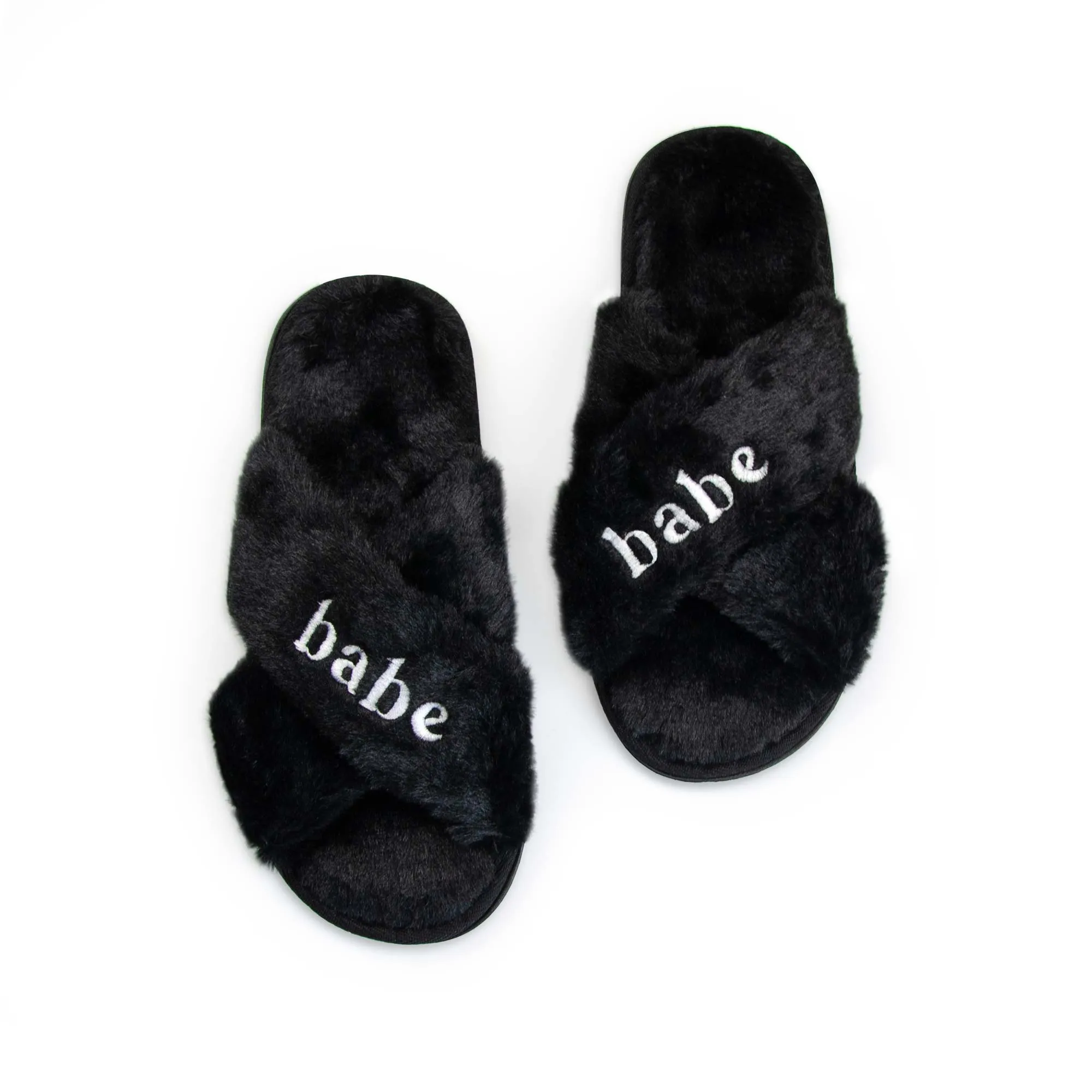 Bride's Babes Bachelorette Fuzzy Slippers