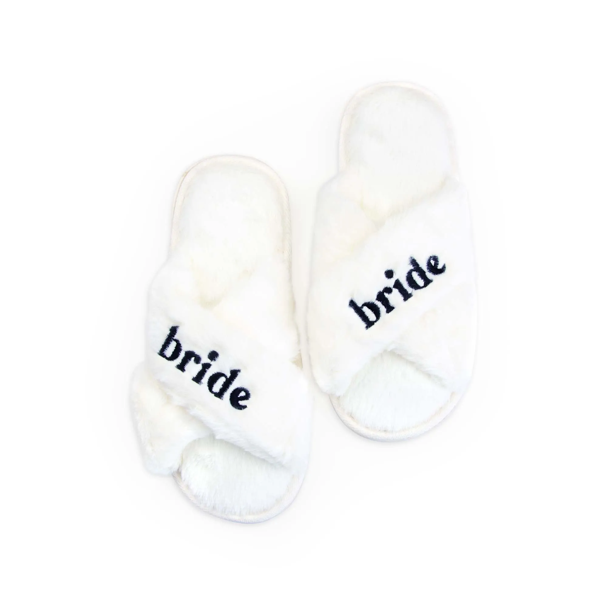 Bride's Babes Bachelorette Fuzzy Slippers