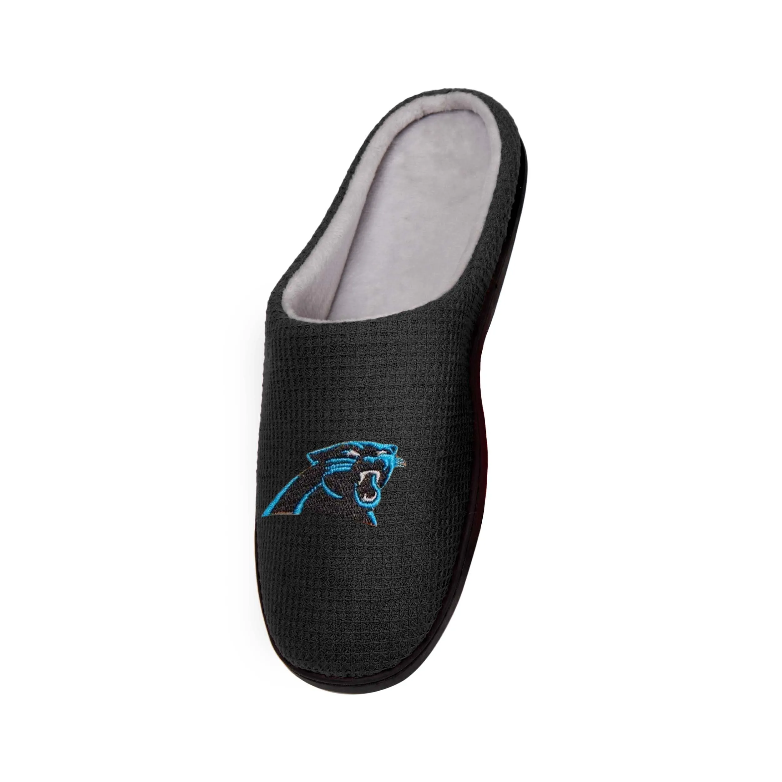 Carolina Panthers NFL Mens Memory Foam Slide Slippers