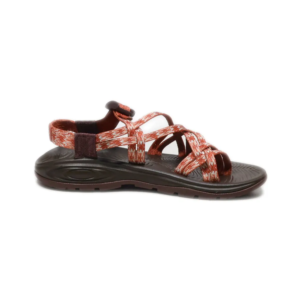 Chaco Zcloud X2 Flat Sandals Fabric Brown Colour For Women