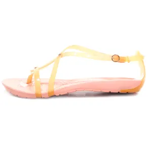 Crocs Sexi Women Flat Sandals Rubber Orange Colour For Women