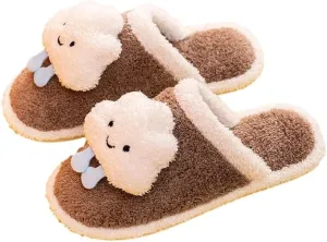 Cute Cloud Fuzzy Slippers for Women Men Soft Plush Non Slip Warm Winter Faux Fur Cozy Slipper Indoor Home Slippers Fluffy House Slipper Christmas Slipper Gifts