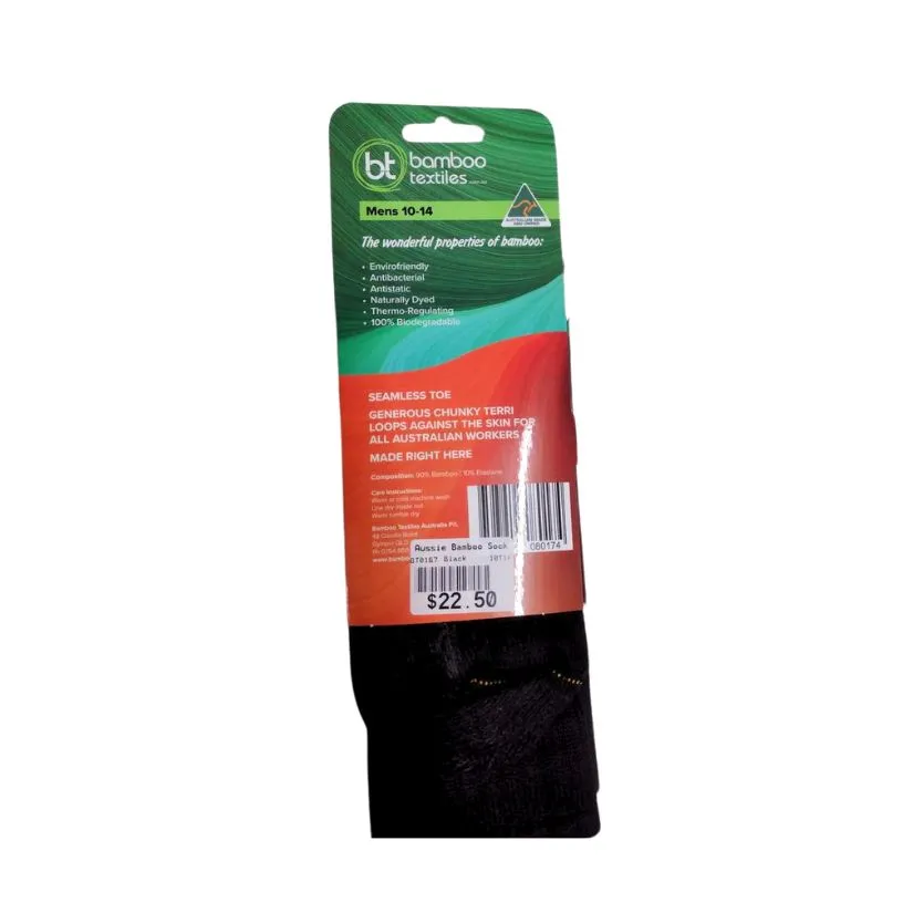 Extra Thick Bamboo Socks Australian Made