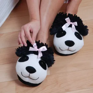 Fuzzy Friends Slippers Panda