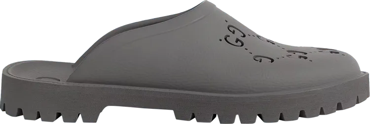 Gucci Slip On Sandal Gray, gray