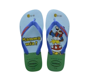 Mario Bros Flip Flops