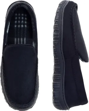 Mens Slippers Moccasins for Men Breathable Memory Foam House Shoes Indoor Outdoor