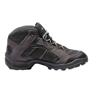 QUECHUA Hiking Boots Black Leather Mens UK 6.5