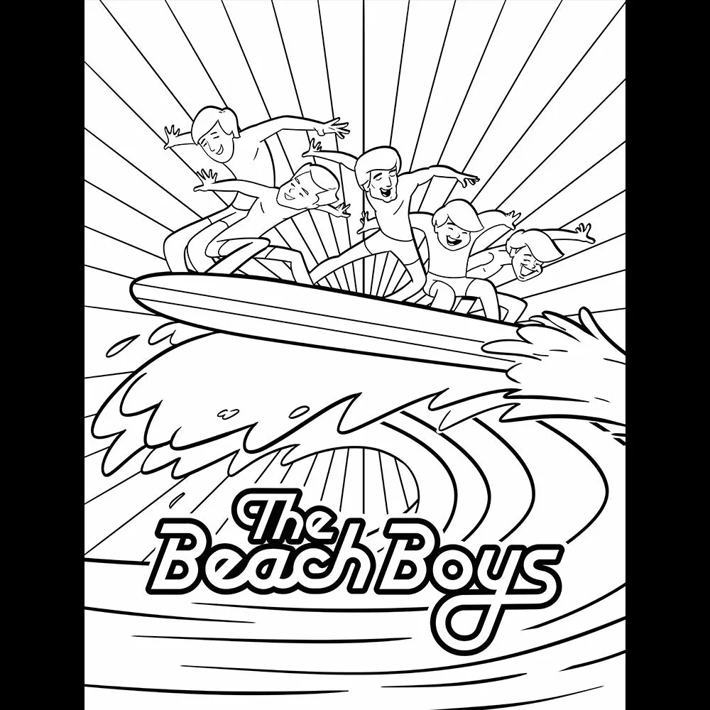 The Beach Boys Café Bundle (Ltd Edition): The Beach Boys Official Coloring Book   Mug
