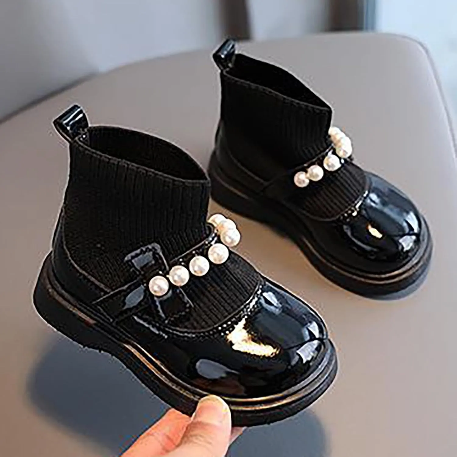 Toddler Girls Classic Hiking Boots Outdoor Ankle Hiking Boots Military Combat Boots Winter Shoes