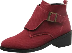 Women's Chunky Block Boots heels Side Zipper BootsKnee High Boots Casual Shoes Combat Chukka Side Zipper Rain Boots Cowboy